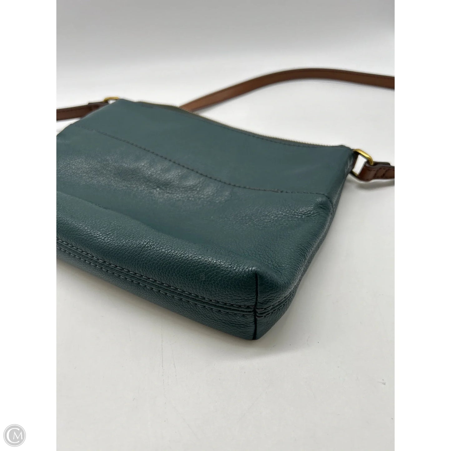 Crossbody Leather By Fossil, Size: Small