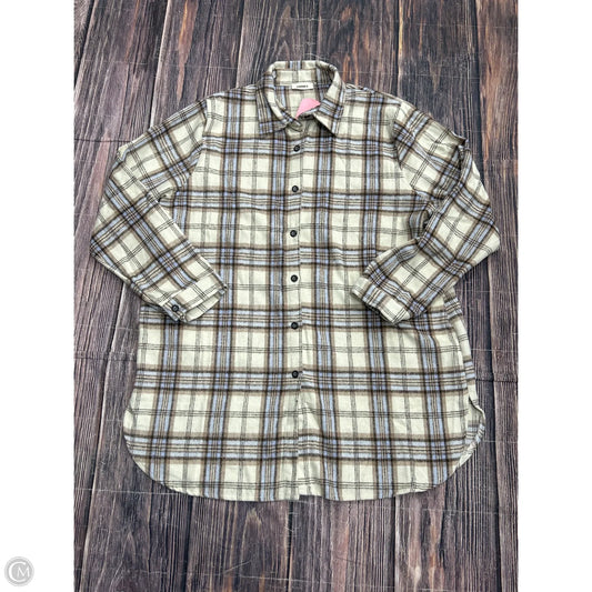 Top Long Sleeve By Adora In Cream, Size: 3x