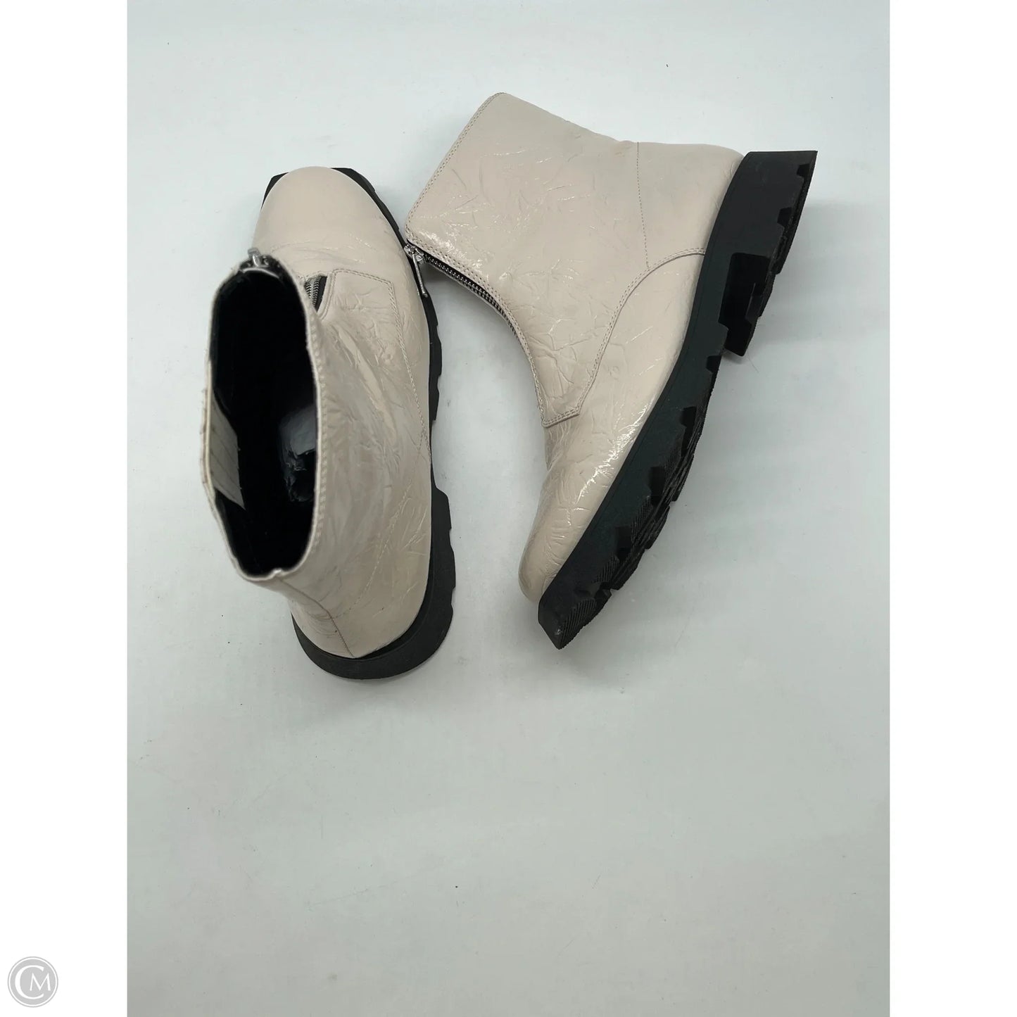 Boots Combat By Katy Perry In Cream, Size: 8.5