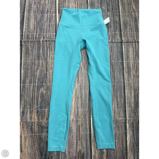 Athletic Leggings By Lululemon In Blue, Size: 2
