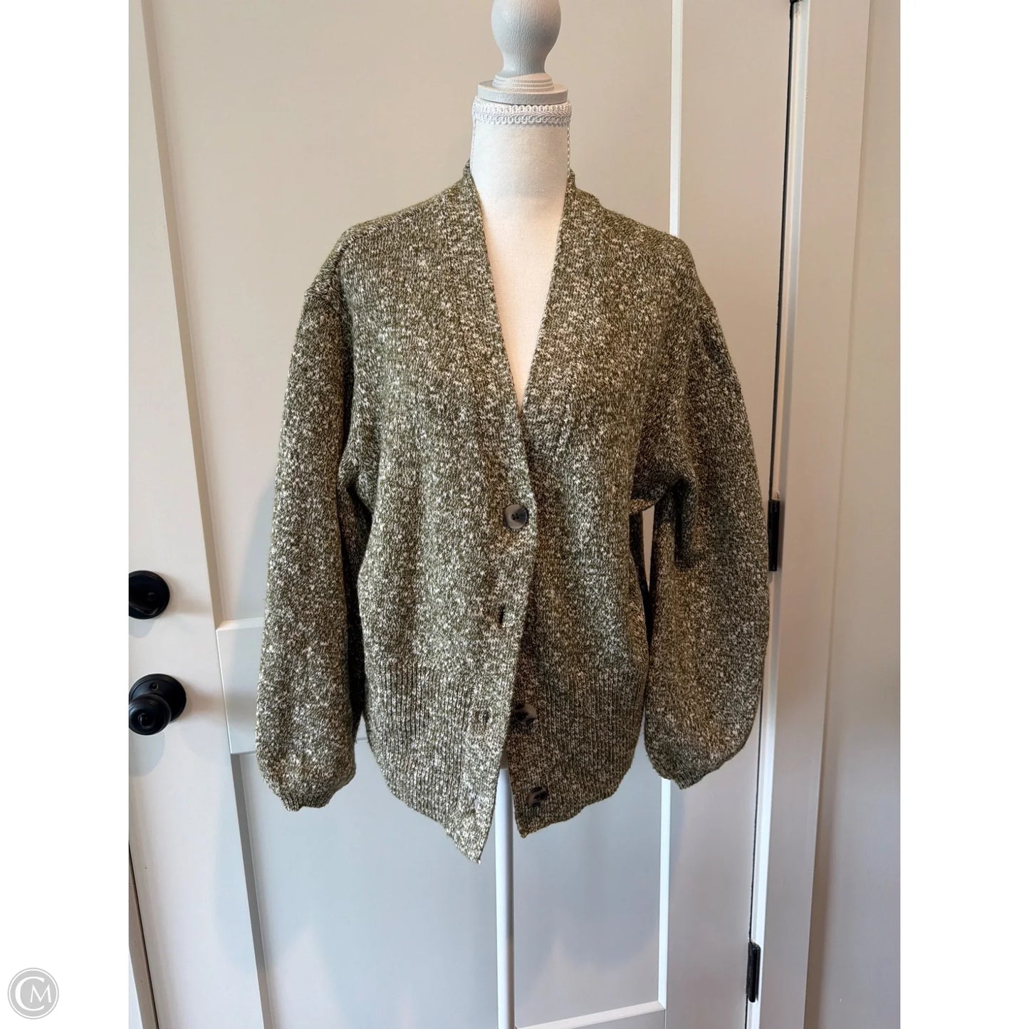Cardigan By Liverpool In Green, Size: M