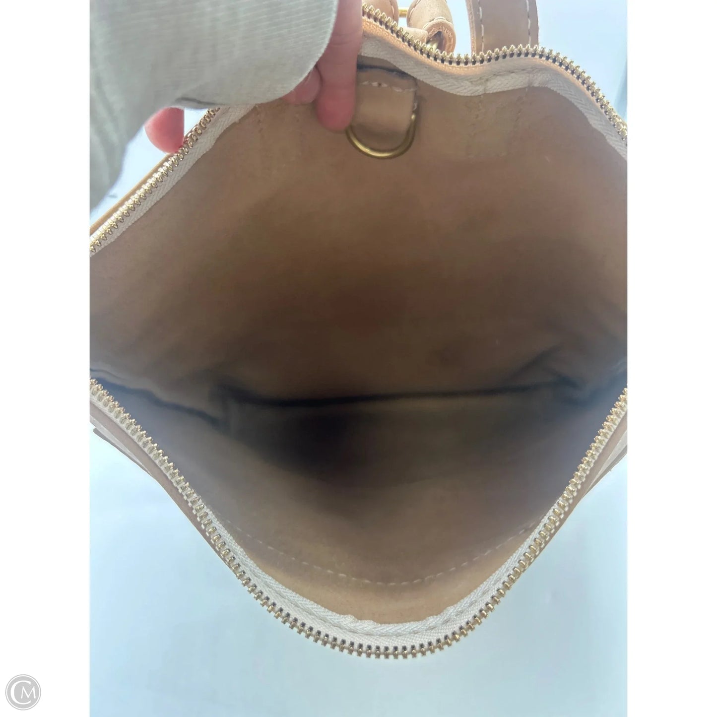 Backpack Leather By Clothes Mentor, Size: Medium