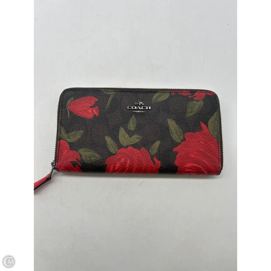 Wallet Designer By Coach, Size: Large
