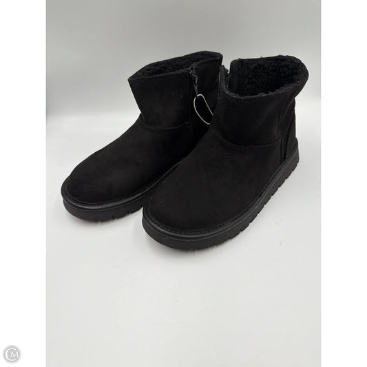 Boots Ankle Flats By Universal Thread In Black, Size: 7