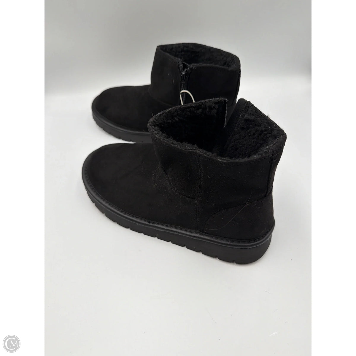 Boots Ankle Flats By Universal Thread In Black, Size: 7