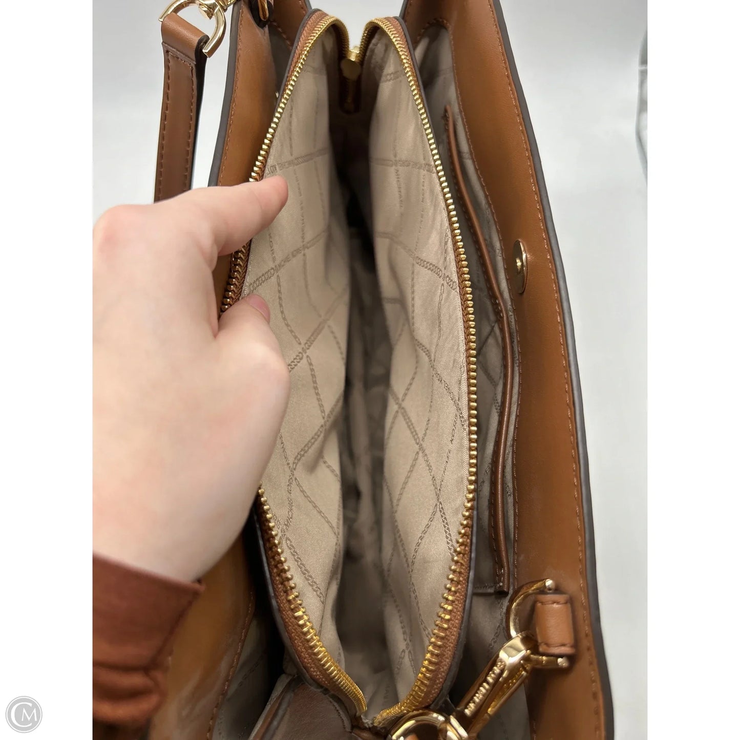 Crossbody Designer By Michael Kors, Size: Large