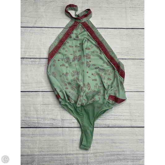 Bodysuit By Free People In Green, Size: Xl