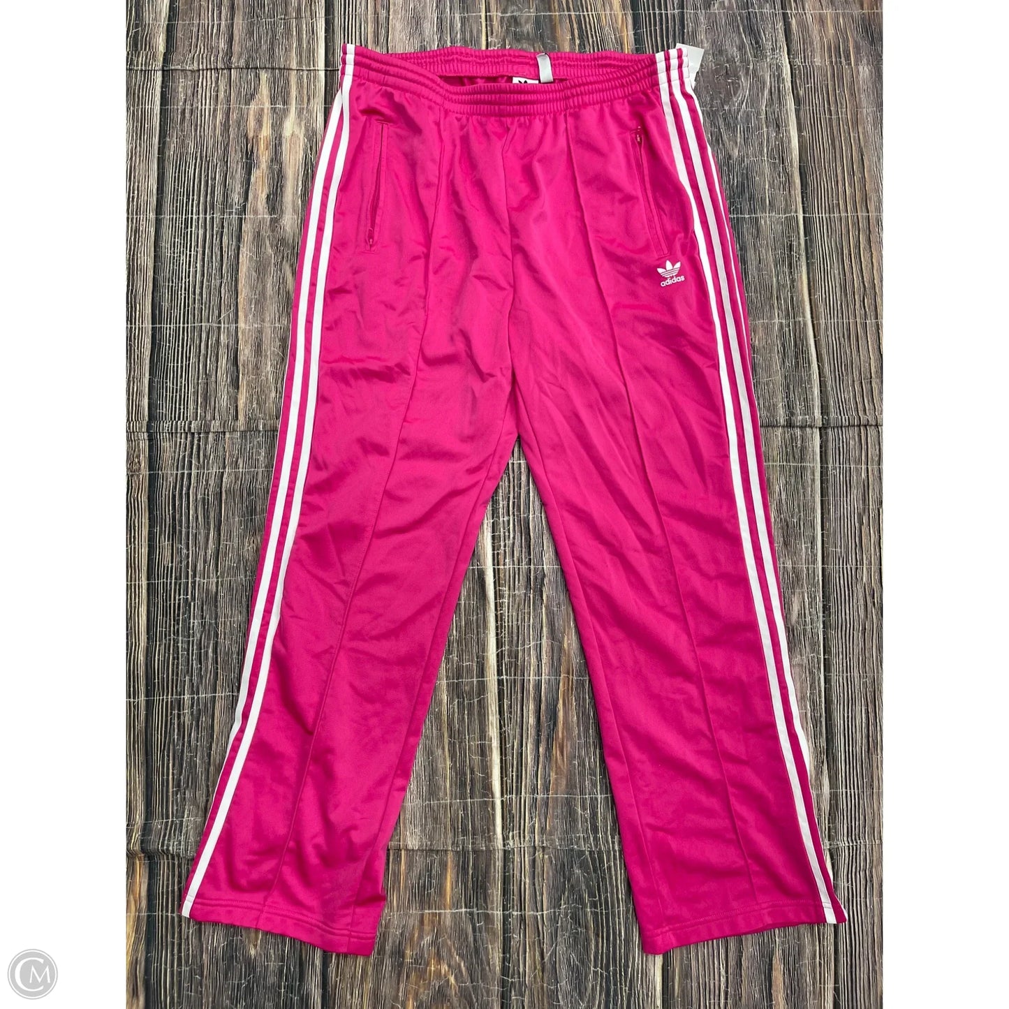 Athletic Pants By Adidas In Pink, Size: 1x