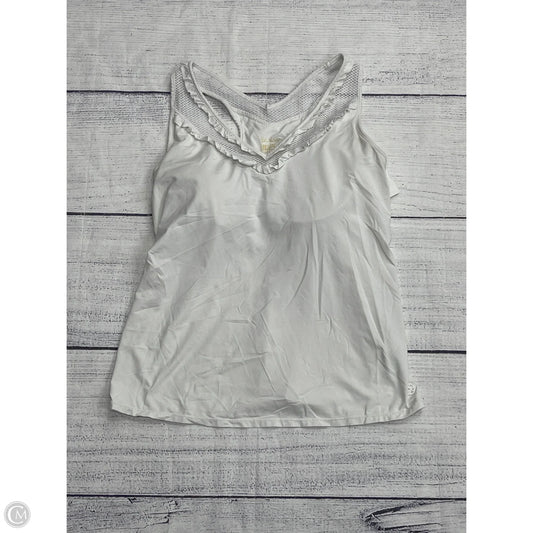 Tank Top Designer By Lilly Pulitzer In White, Size: M