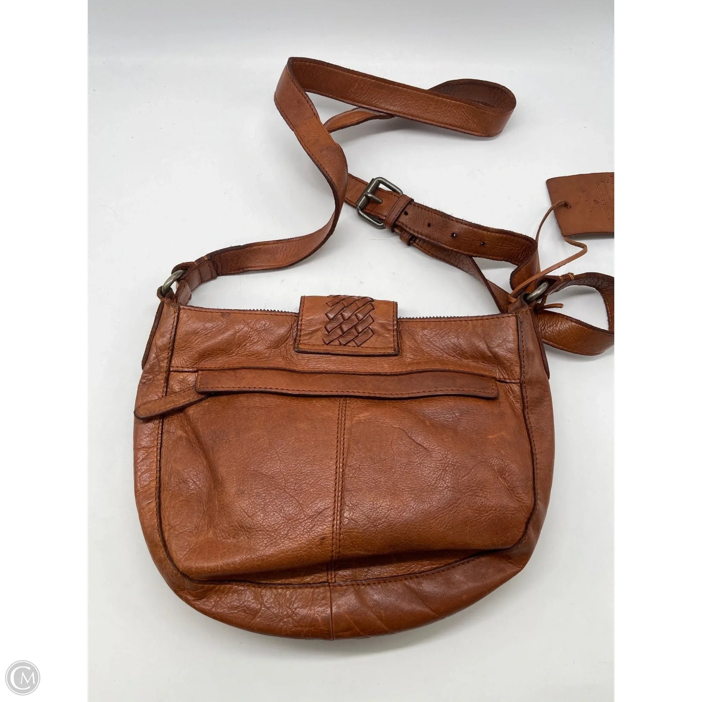 Crossbody Leather By Clothes Mentor, Size: Medium