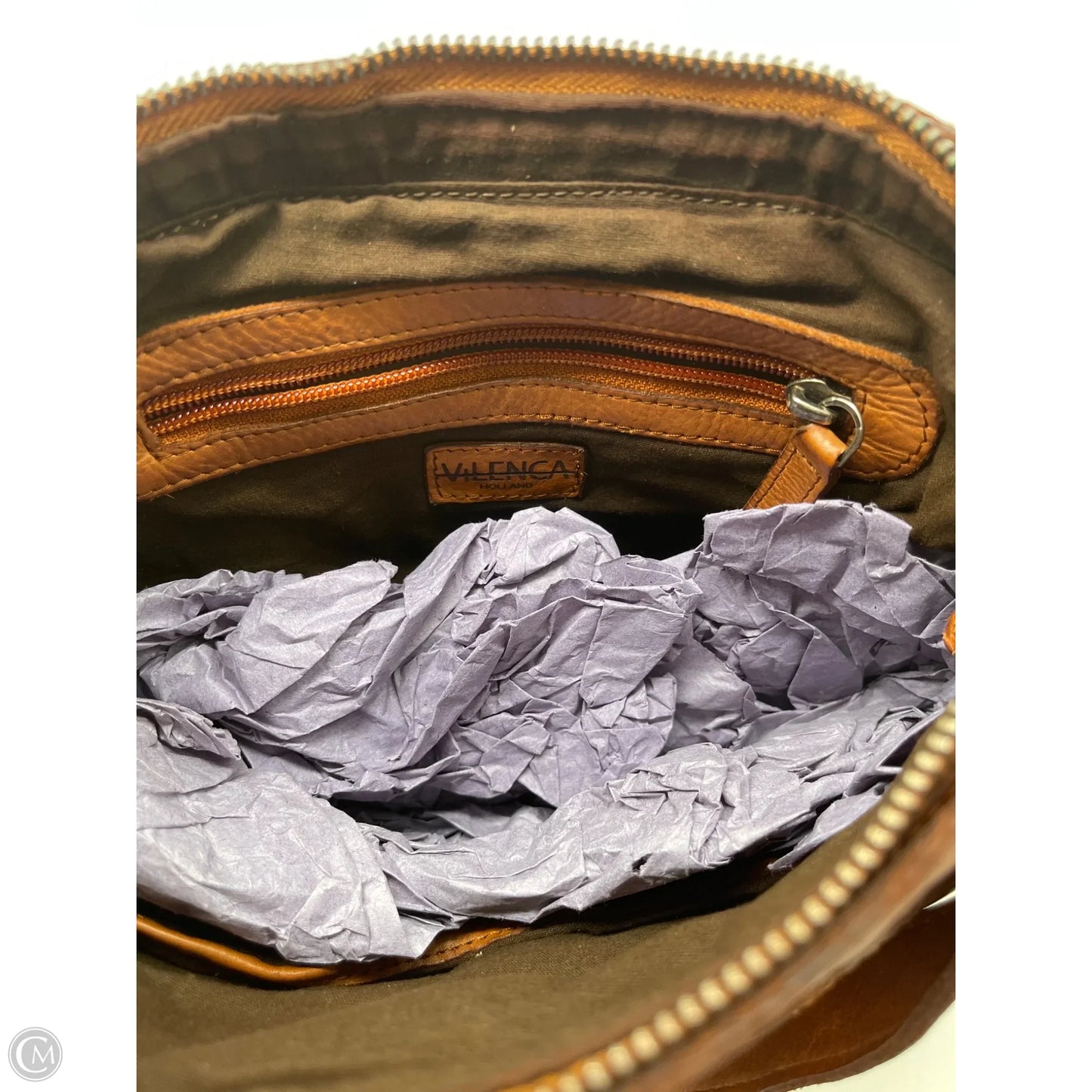 Crossbody Leather By Clothes Mentor, Size: Medium