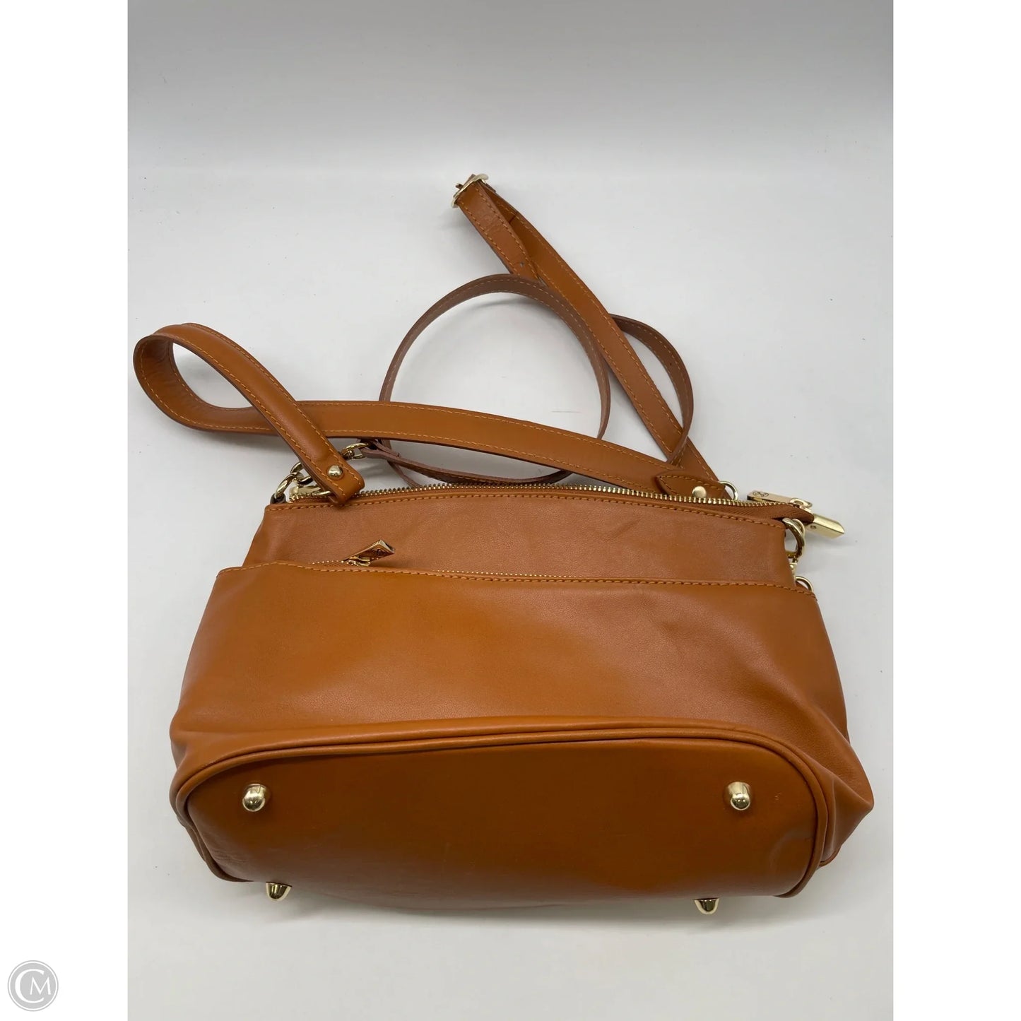 Crossbody Leather By Clothes Mentor, Size: Medium