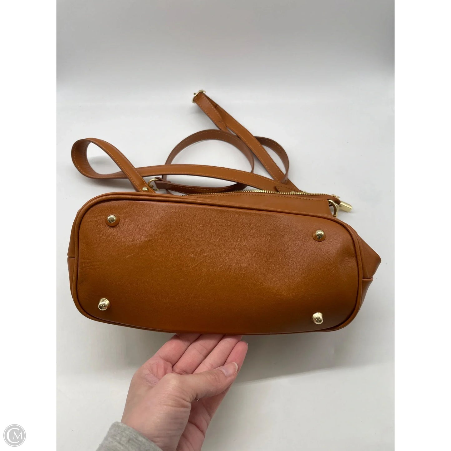 Crossbody Leather By Clothes Mentor, Size: Medium