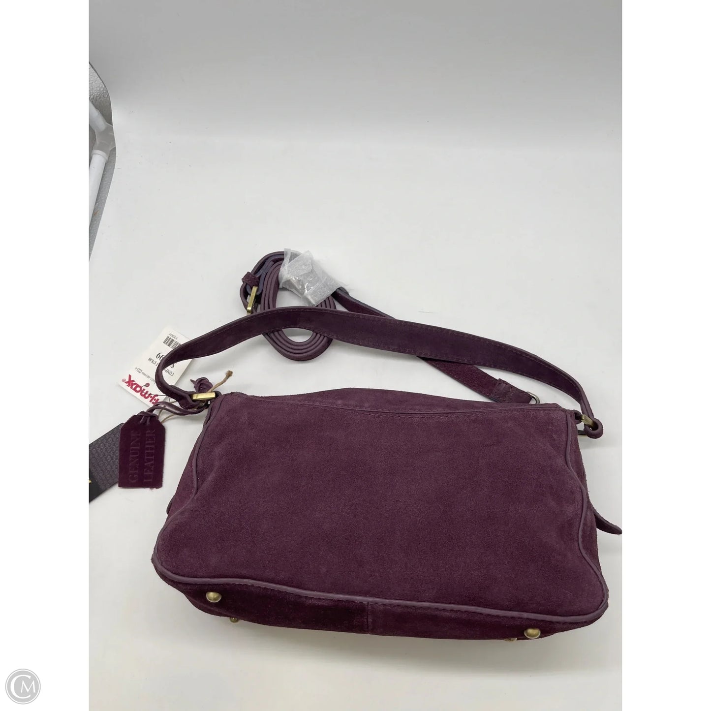 Crossbody Leather By Clothes Mentor, Size: Medium