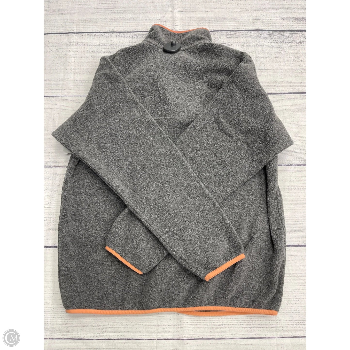 Sweatshirt Collar By Patagonia In Grey, Size: L