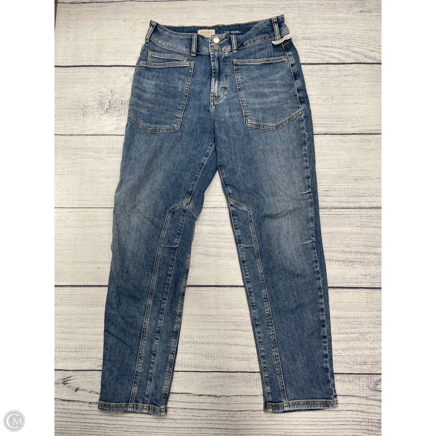 Jeans Straight By Pilcro In Blue, Size: 6