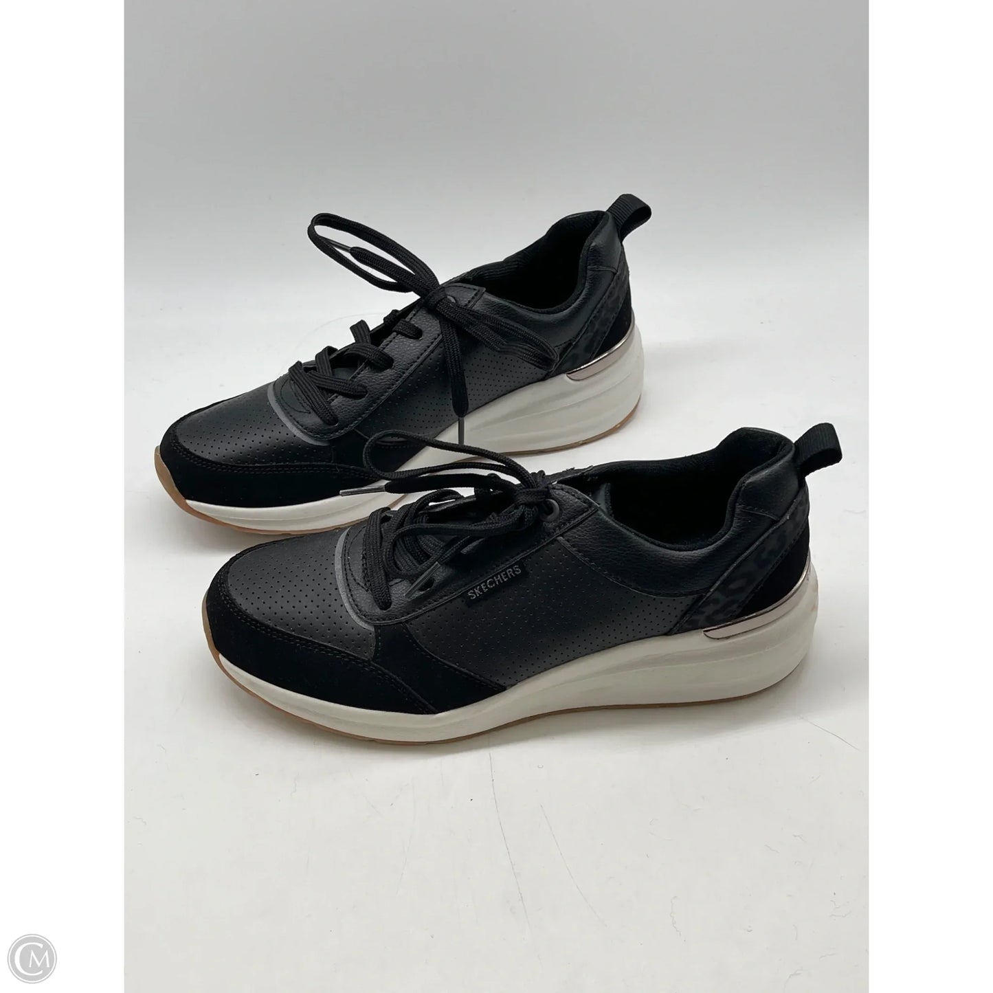 Shoes Sneakers By Skechers In Black, Size: 8