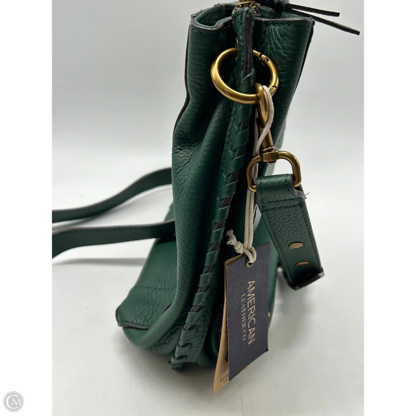 Crossbody Leather By Clothes Mentor, Size: Medium