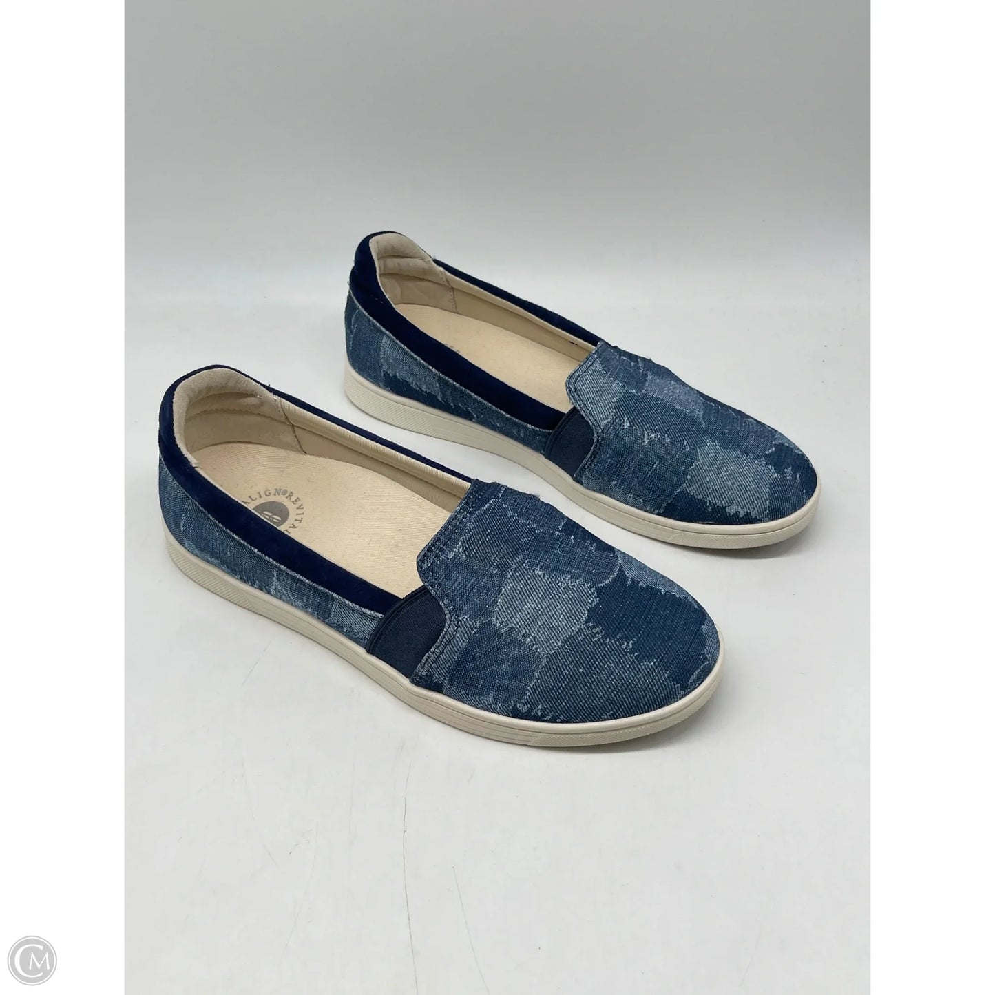 Shoes Flats By Clothes Mentor In Blue, Size: 9