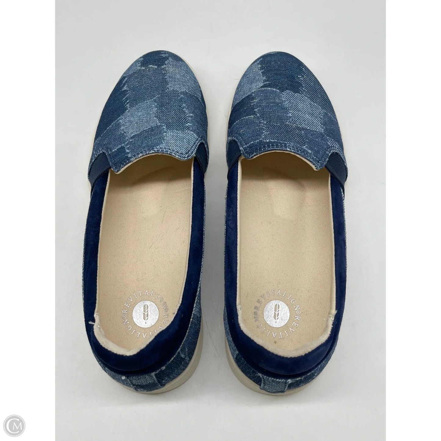 Shoes Flats By Clothes Mentor In Blue, Size: 9