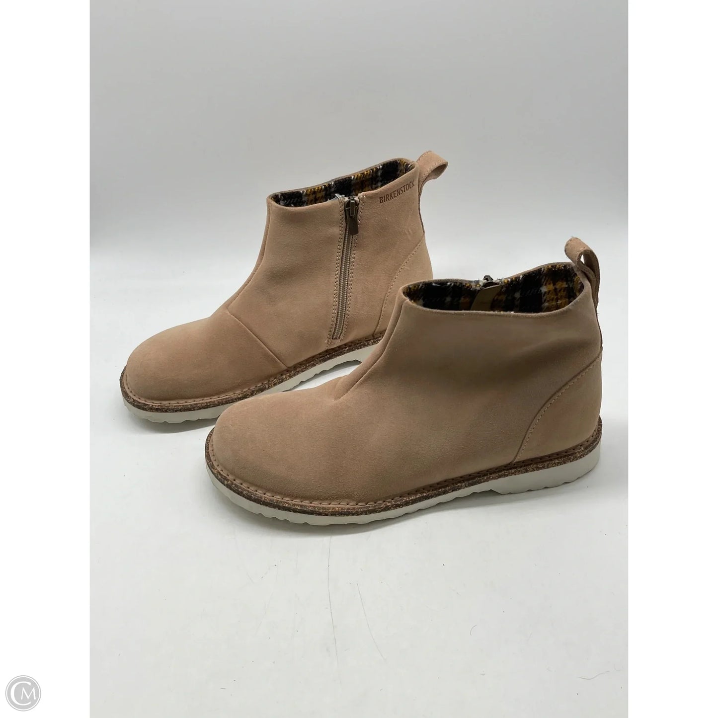 Boots Ankle Flats By Birkenstock In Tan, Size: 9