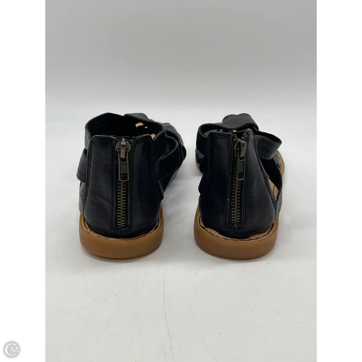 Sandals Flats By Born In Black, Size: 10