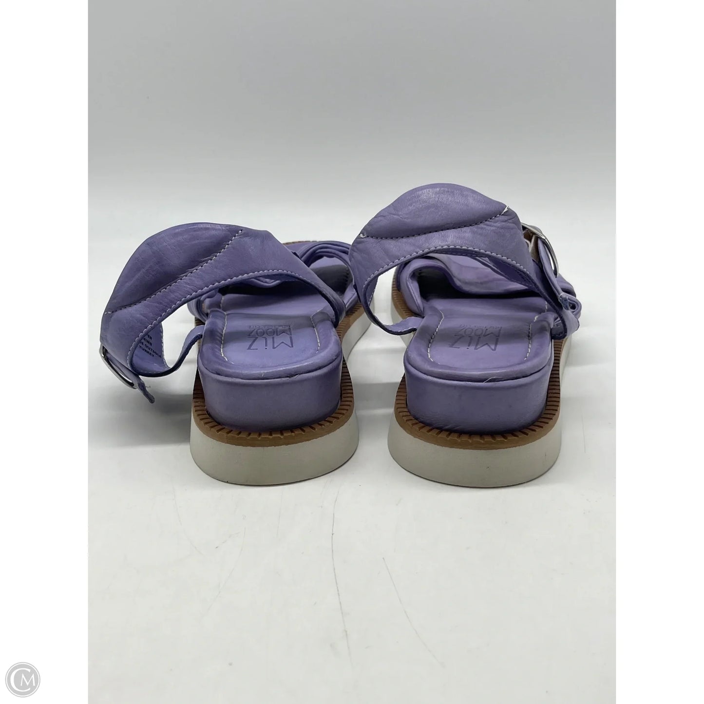 Sandals Flats By Miz Mooz In Purple, Size: 10.5