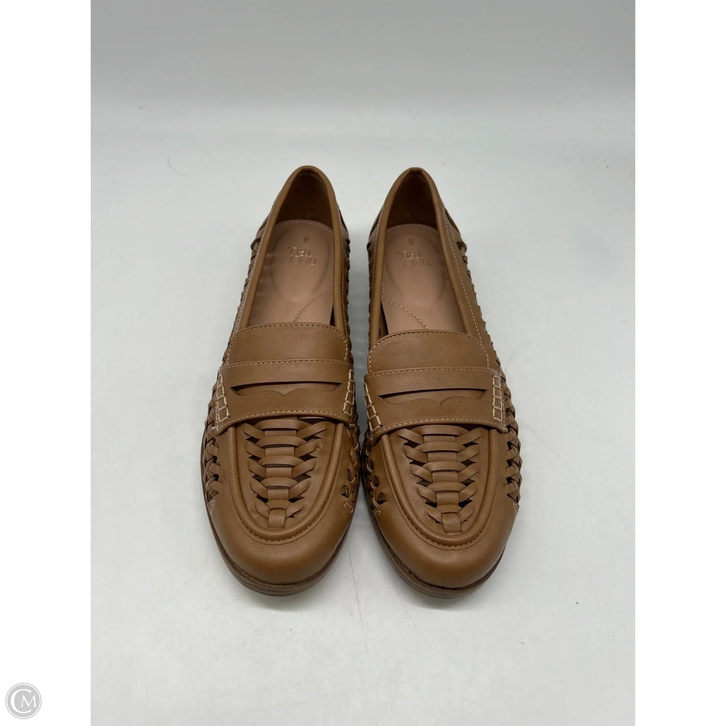 Shoes Flats By Time And Tru In Brown, Size: 8