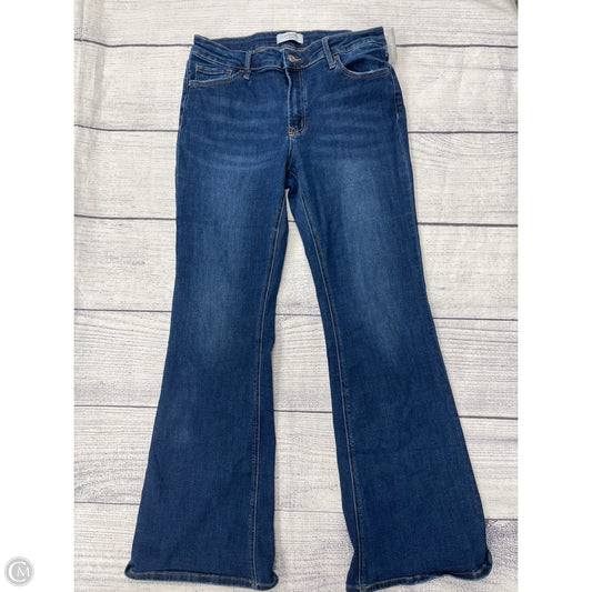 Jeans Flared By Vervet In Blue, Size: 14