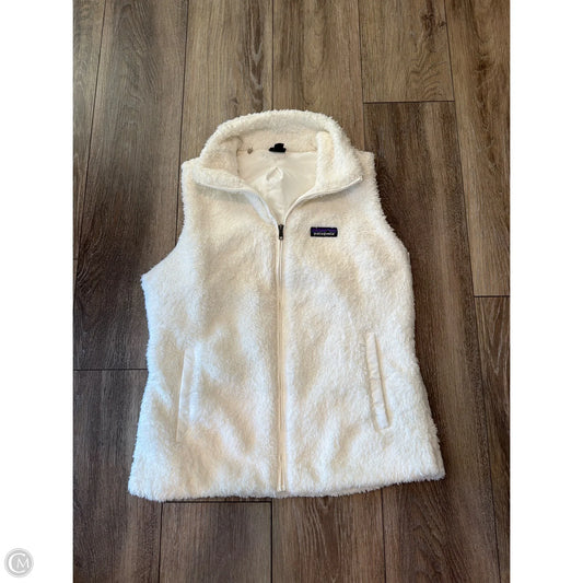 Vest Faux Fur & Sherpa By Patagonia In White, Size: L