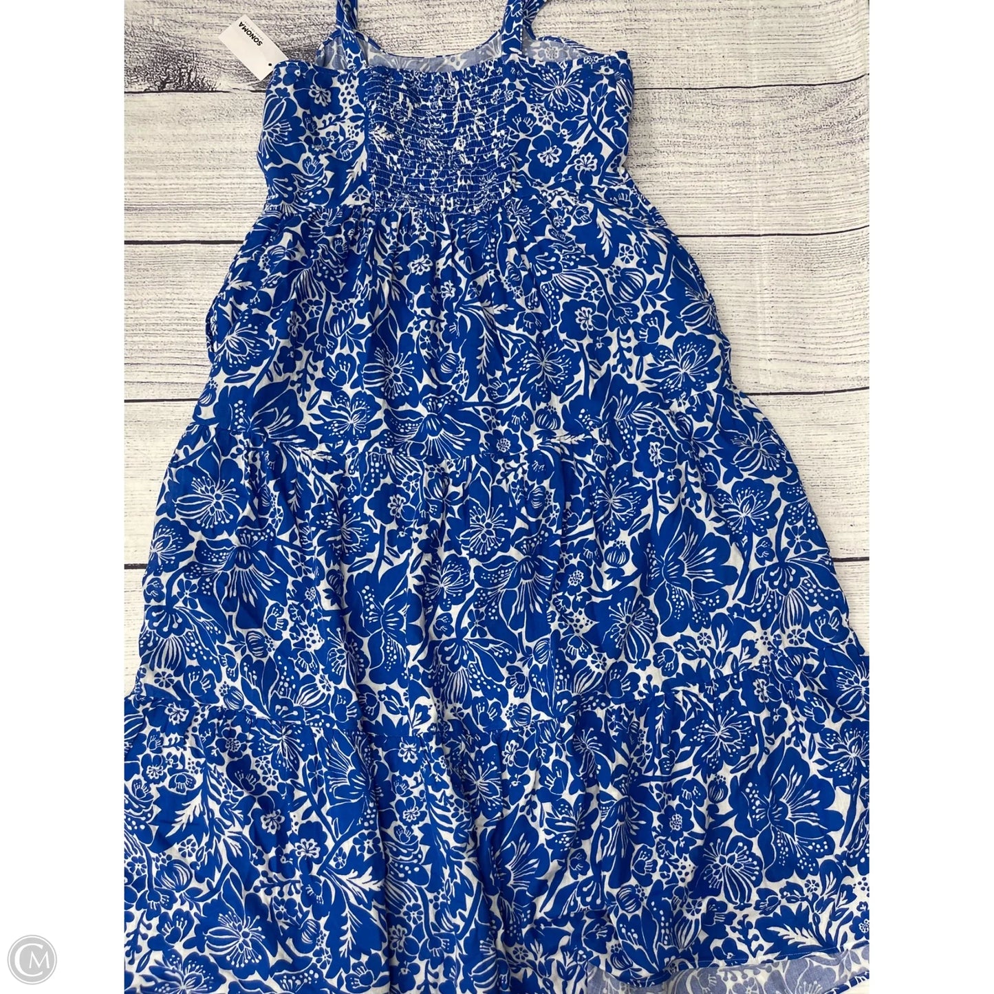 Dress Casual Maxi By Sonoma In Blue, Size: L