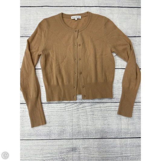 Cardigan By White And Warren In Tan, Size: S