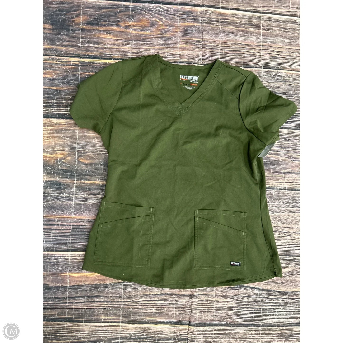 Top Short Sleeve By Clothes Mentor In Green, Size: L