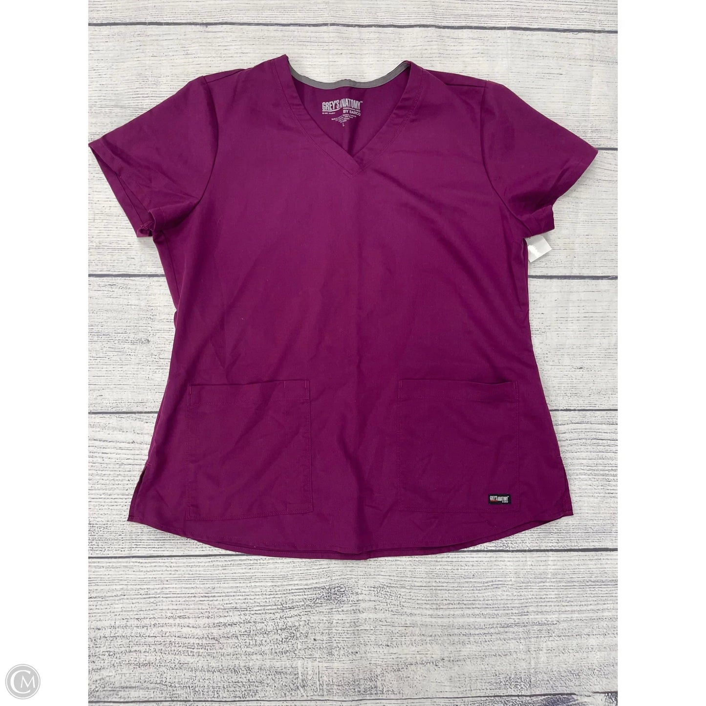 Top Short Sleeve By Clothes Mentor In Purple, Size: L