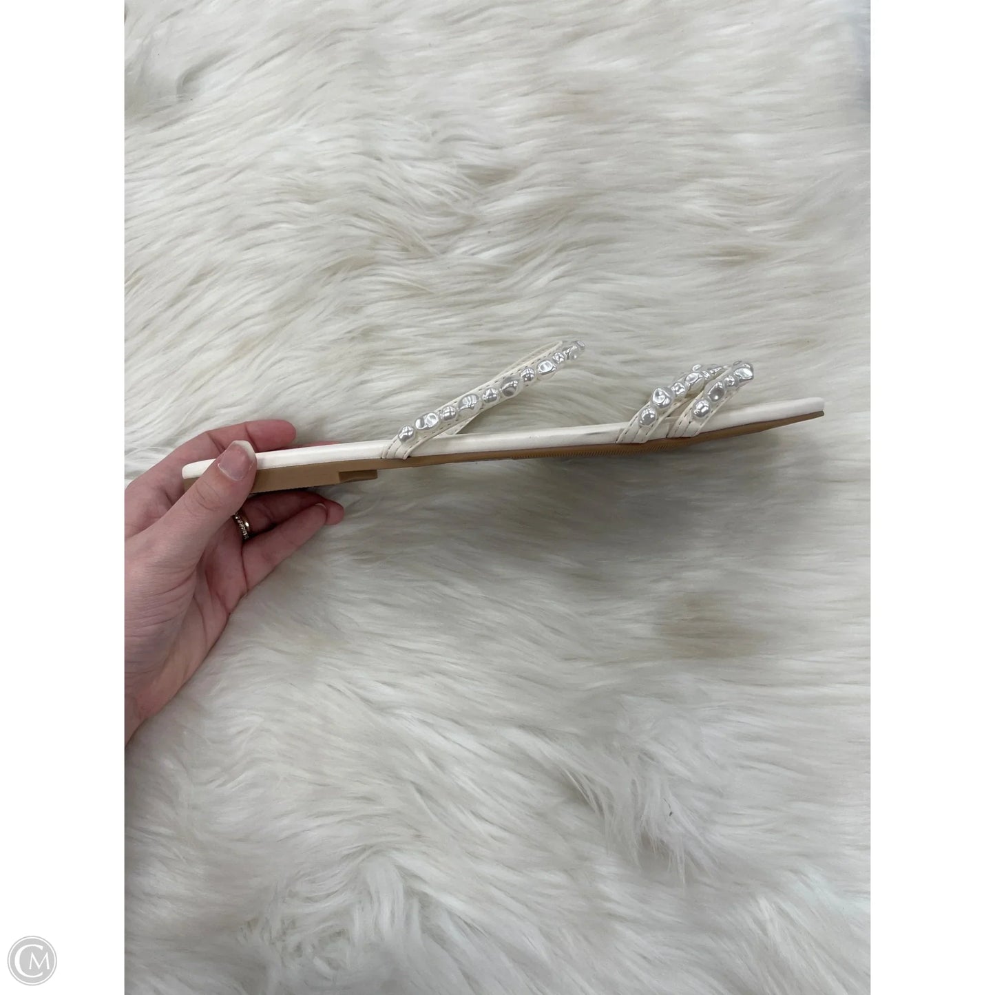 Sandals Flats By A New Day In White, Size: 11