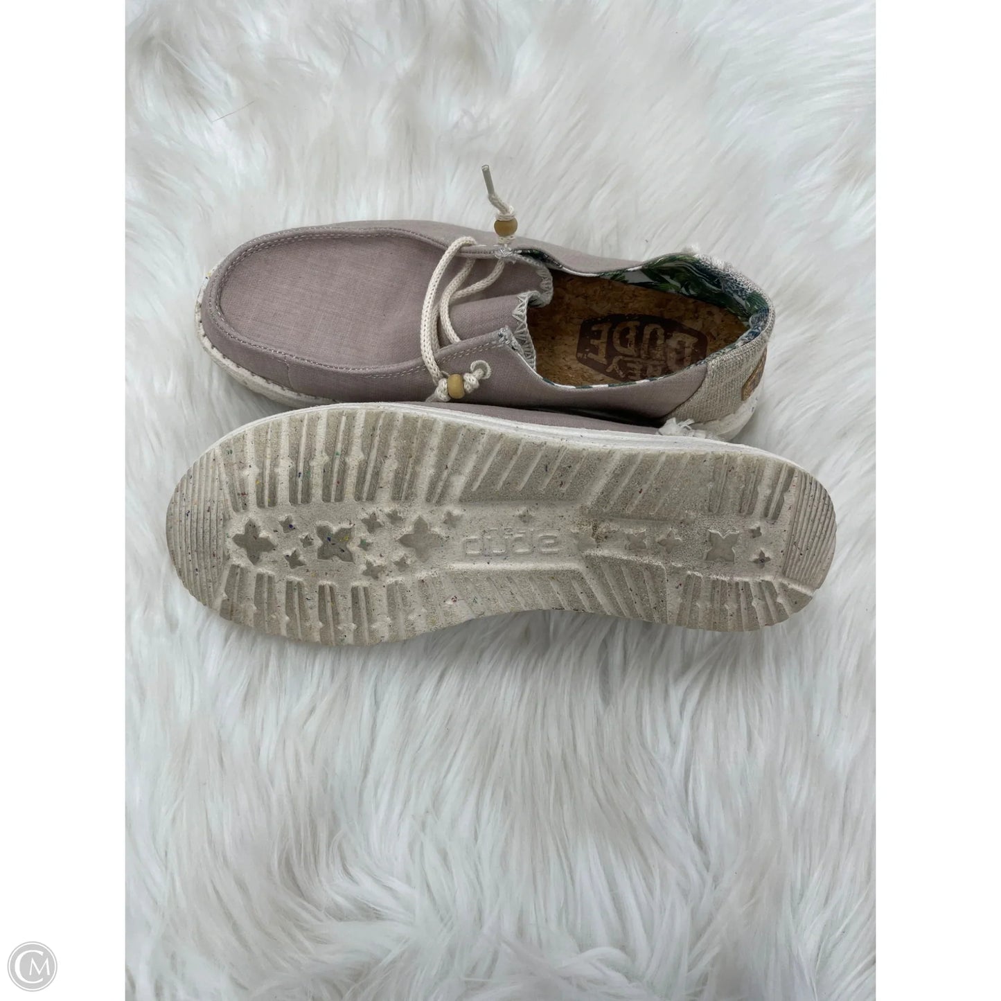 Shoes Flats By Hey Dude In Brown, Size: 6