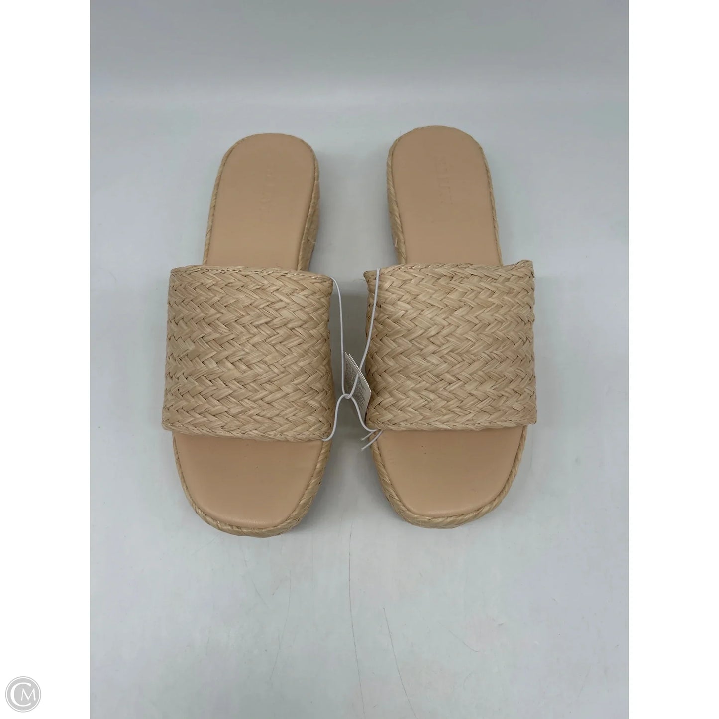 Sandals Heels Platform By Old Navy In Tan, Size: 8