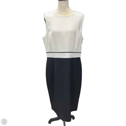 Dress Work By Kasper In Multi-colored, Size: 14