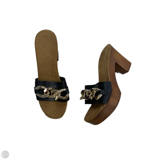 Sandals Heels Block By Vince Camuto In Black, Size: 8