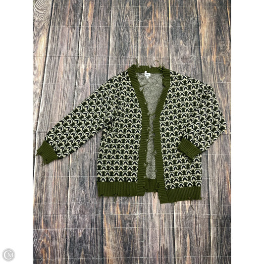 Cardigan By Bke In Green, Size: Xl