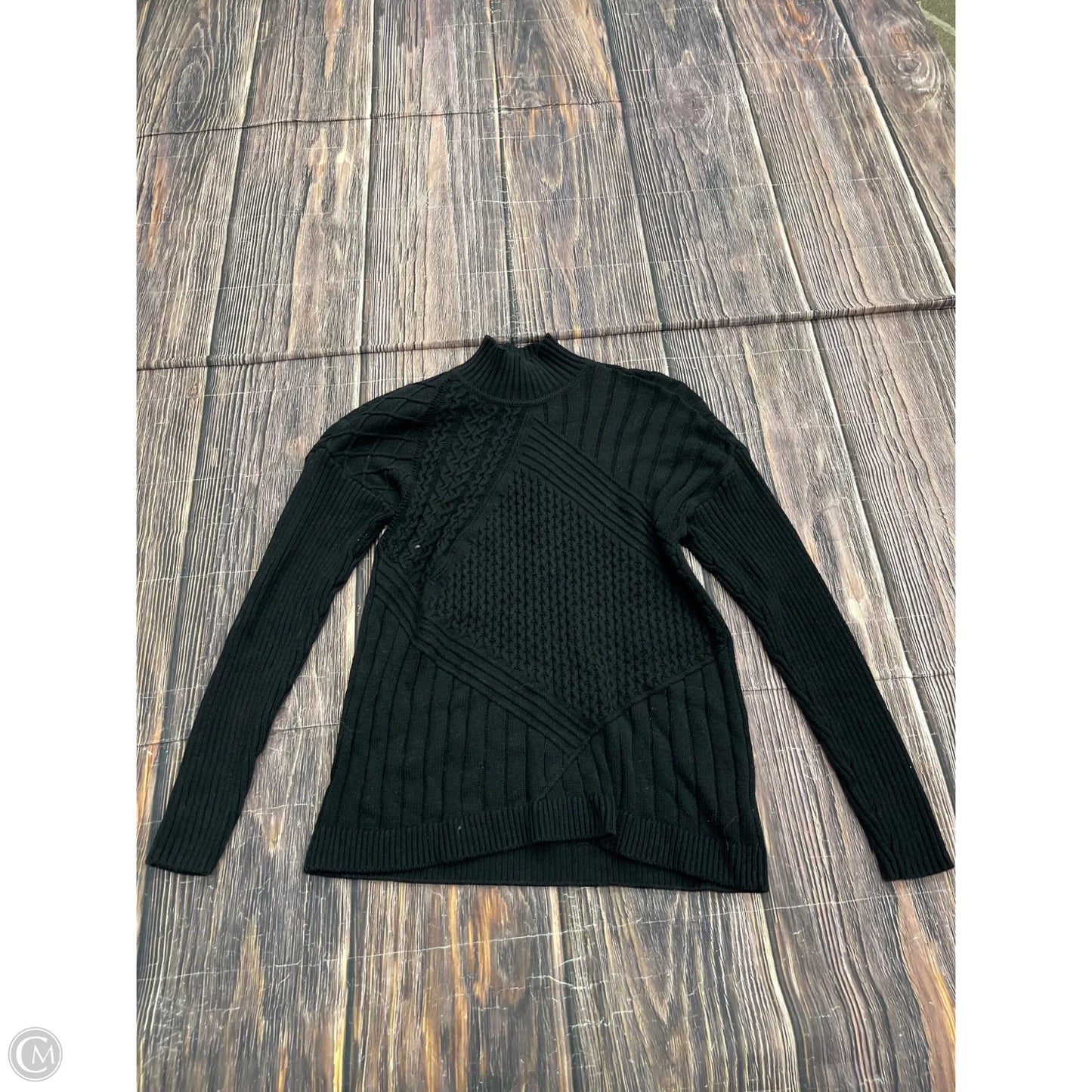 Sweater By Jones New York In Black, Size: Xs