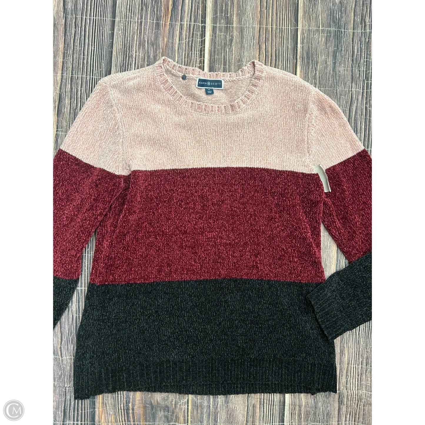 Sweater By Karen Scott In Pink, Size: M