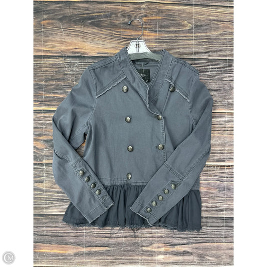 Jacket Shirt By Bke In Grey, Size: L