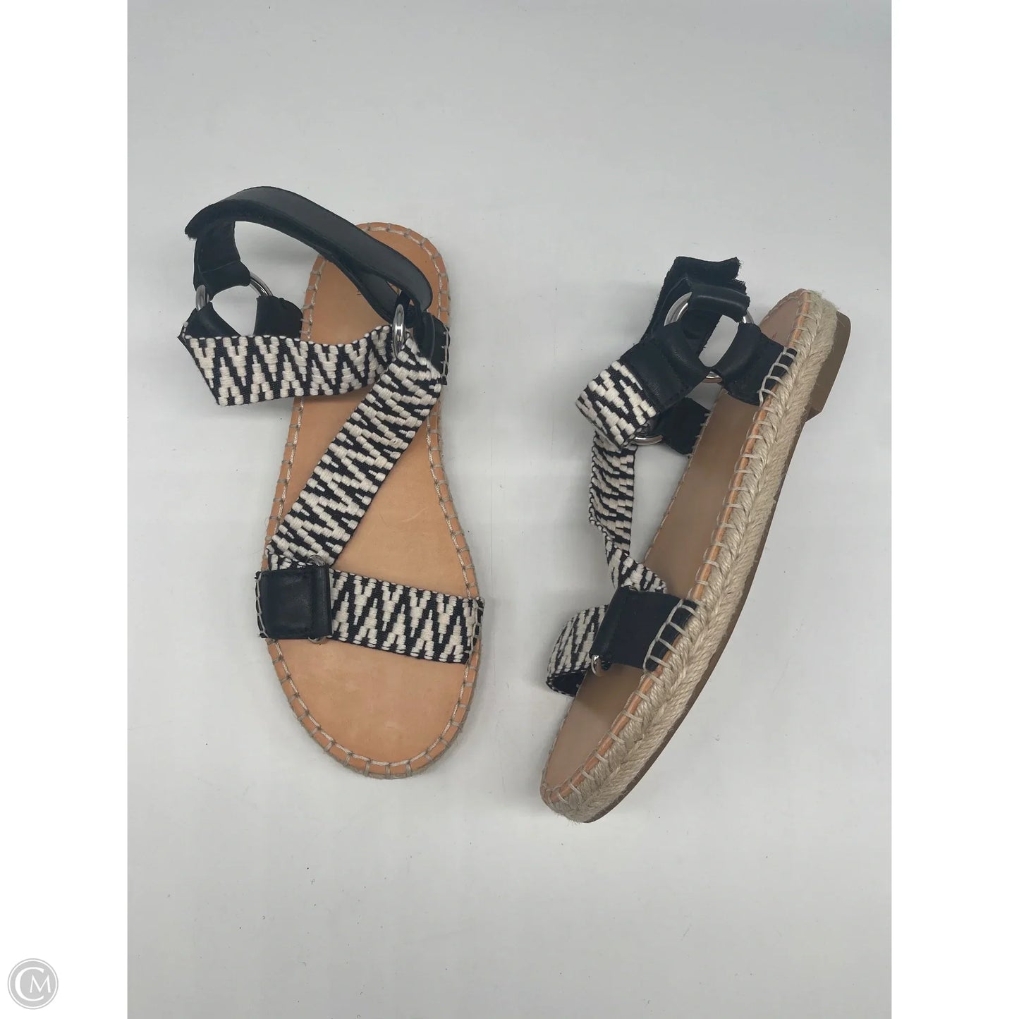 Sandals Flats By Frye And Co In Black, Size: 8.5