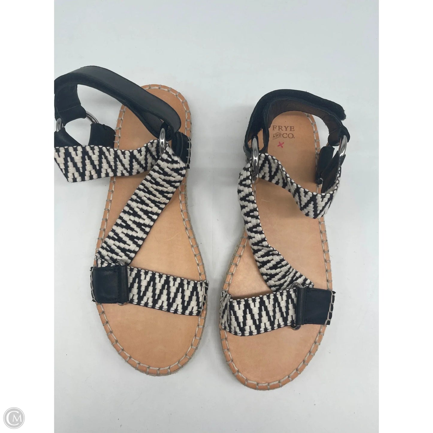 Sandals Flats By Frye And Co In Black, Size: 8.5
