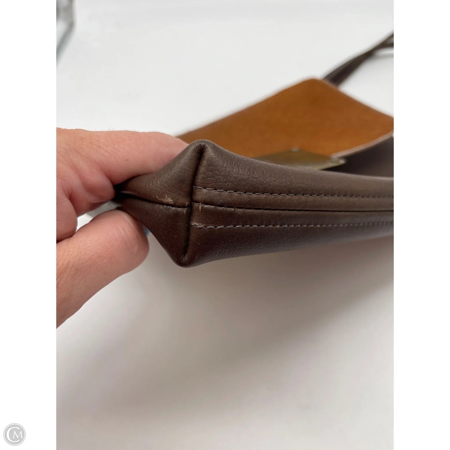 Handbag Leather By Cma, Size: Small