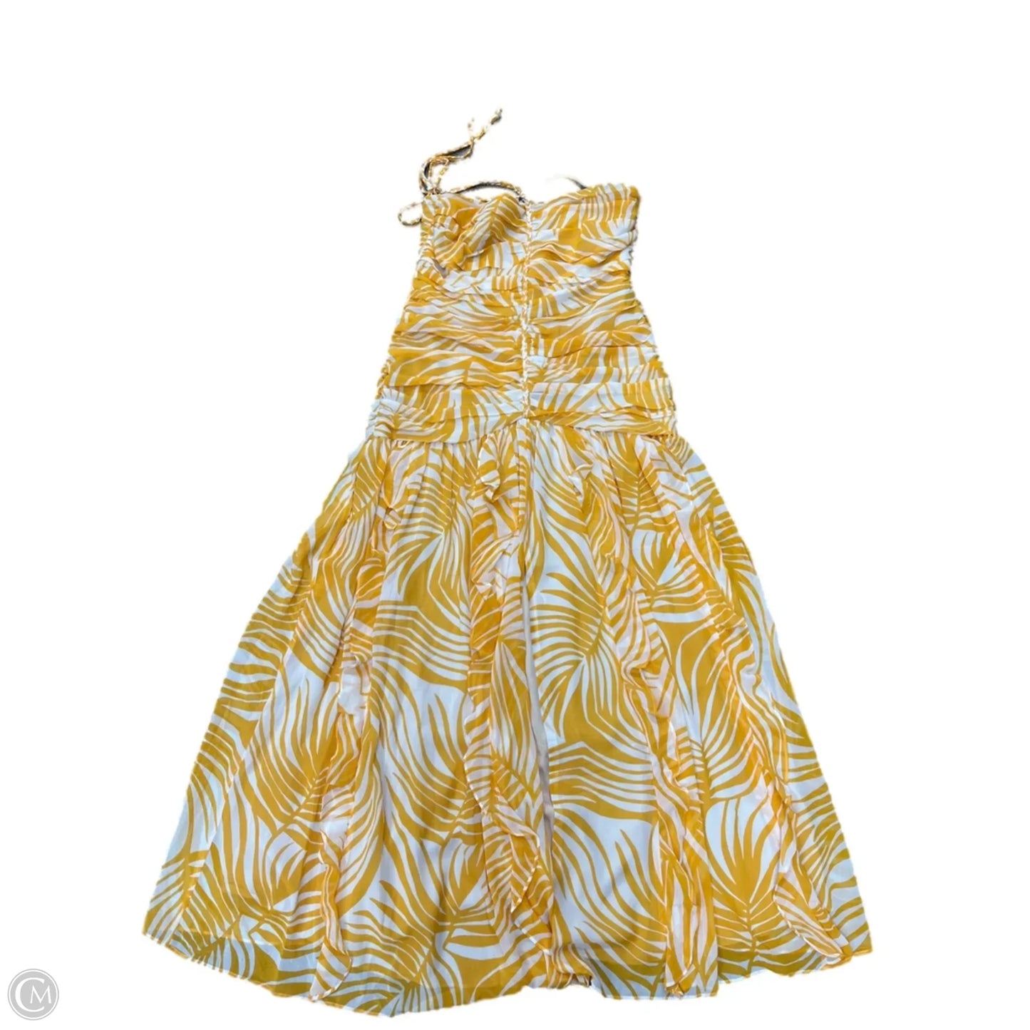 Dress Casual Maxi By White House Black Market In Yellow, Size: M