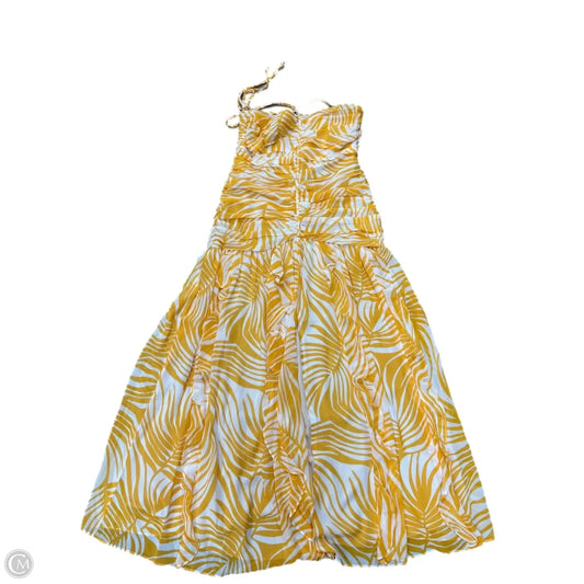 Dress Casual Maxi By White House Black Market In Yellow, Size: M