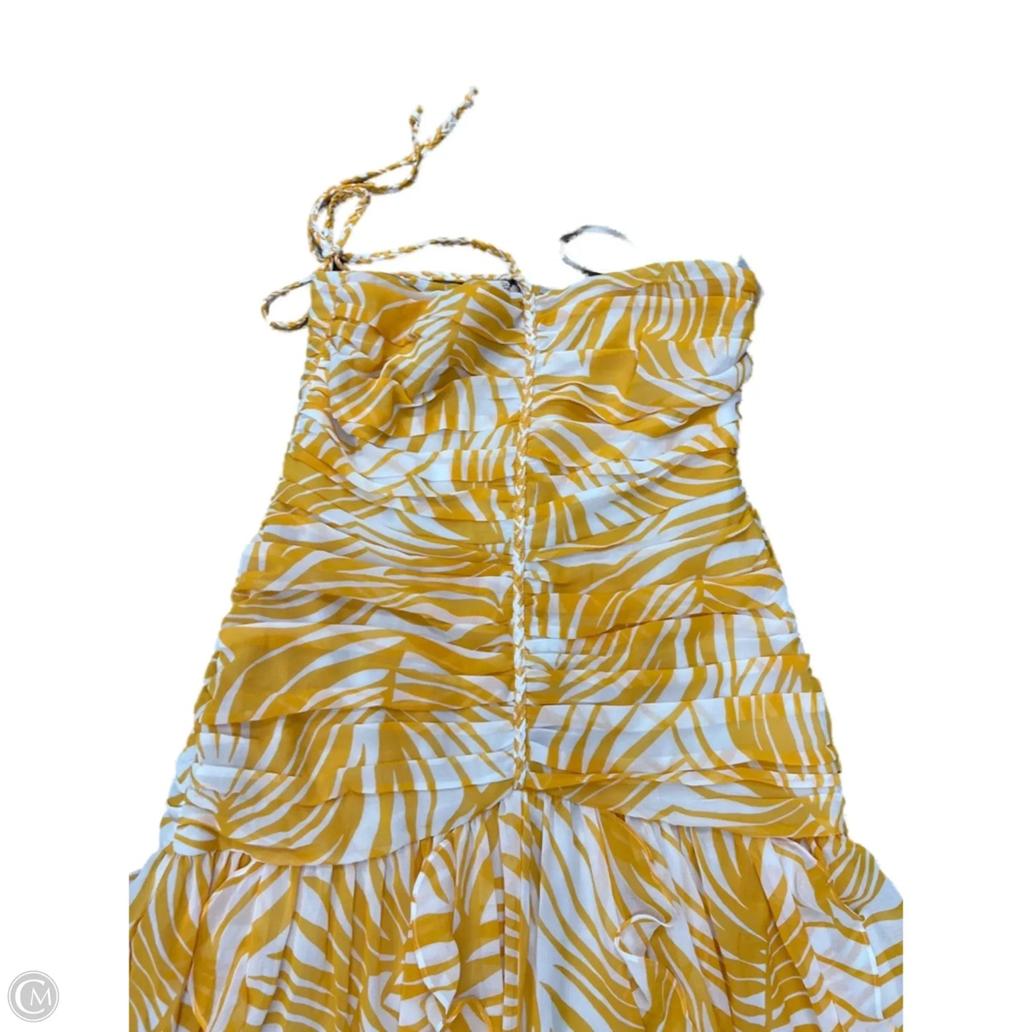 Dress Casual Maxi By White House Black Market In Yellow, Size: M