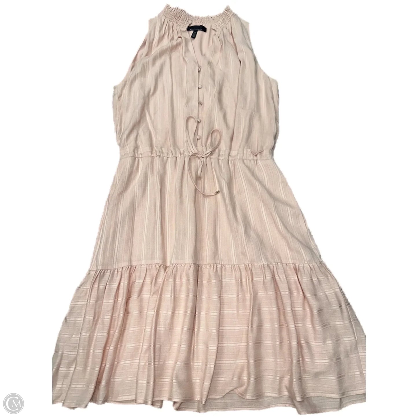 Dress Casual Midi By White House Black Market In Pink, Size: M